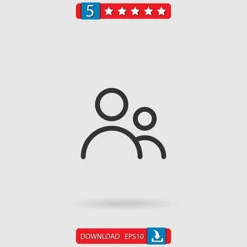 User vector icon Illustrazione stock