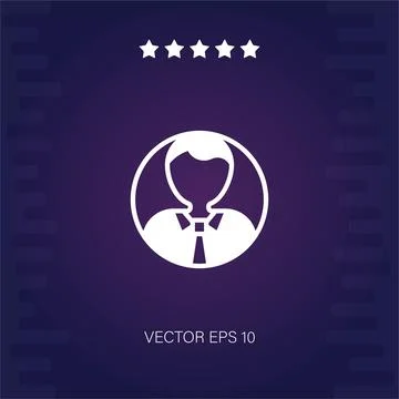 User vector icon Illustrazione stock