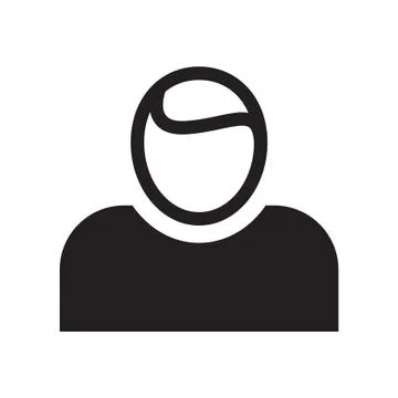 User vector icon logo design Stock Illustration