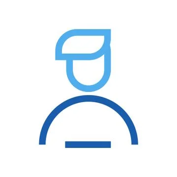 User vector icon logo design Stock-Illustration