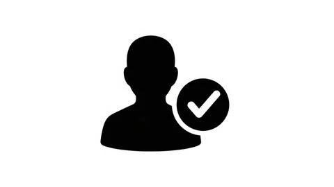 User verified profile Stock Illustration
