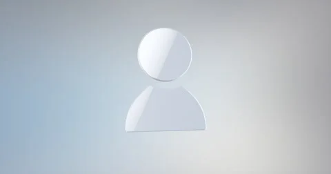 User White 3d Icon Stock Footage 67847410