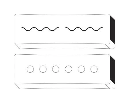Username and password fields 2D line object Stock Illustration
