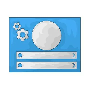 Username illustration Illustrazione stock