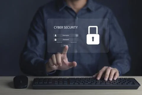 Users online security check system. Access the authentication system to use a Stock Photos