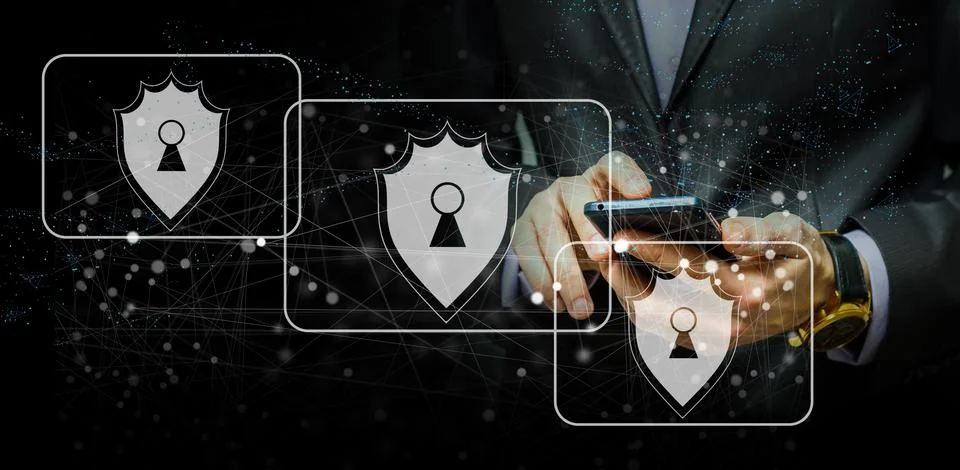 Users online security check system. Access the authentication system to use an Foto stock