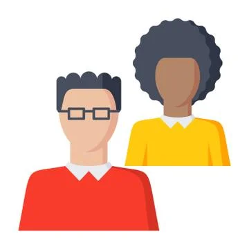 Users Vector Icon Stock Illustration