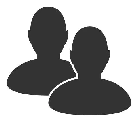 Users - Vector Icon Illustration Stock Illustration