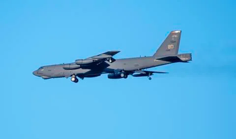 U.S.A.F. B-52 bomber Stock Photos
