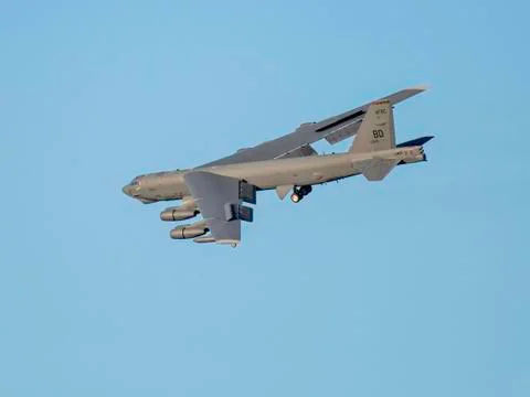 U.S.A.F. B-52 bomber Stock Photos