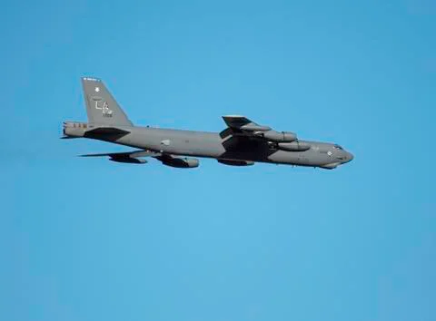 U.S.A.F. B-52 bomber Stock Photos
