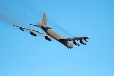 U.S.A.F. B-52 bomber Stock Photos