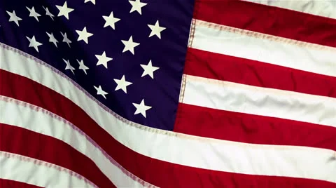 USflag-27 스톡 동영상 25791376