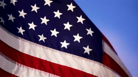 USflag-29 스톡 동영상 25791377