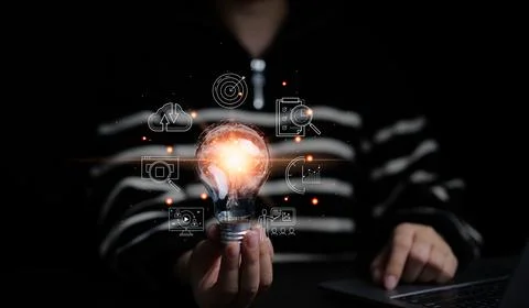 Usiness connection application technology and digital marketing, Stock Photos
