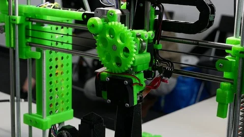 Using 3D printing in schools and DIY workshops. Stock Footage 91383183
