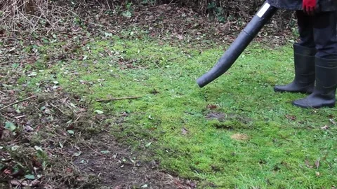 Using a Blower 3 Stock Footage 263764792