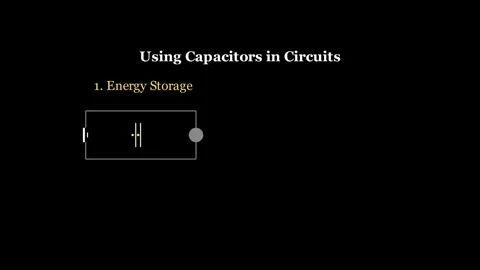 Using capacitors in circuits Stock Footage 333892832