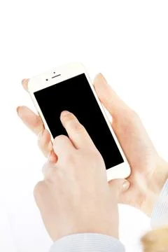Using cellphone Stock Photos