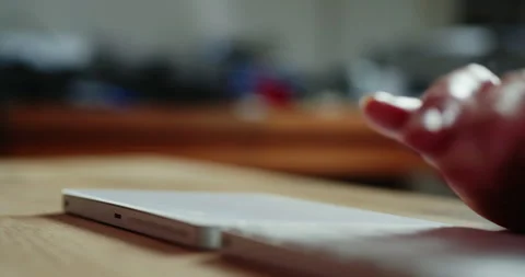 Using computer keyboard and touchpad Stock Footage 242603764