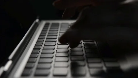 Using computer keyboard Video stock 73551410
