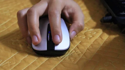 Using computer mouse Stock Footage 70738471