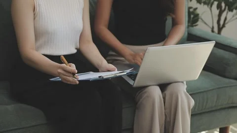 Using computer.hand typing keyboard laptop online chatting search form inte.. Stock Footage 322512831