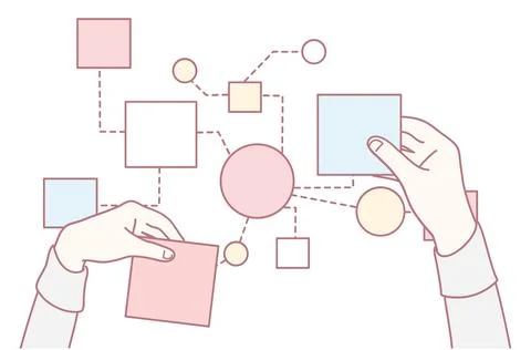 Using creative thinking and concept mapping to boost learning and communication 库存插图
