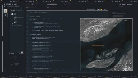Using Data From Web Server Access To Program Commands For Satellite Software 스톡 동영상 236709289