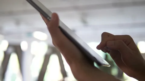 Using a digital pencil with graphic tablet,Close-up Stock Footage 167168695