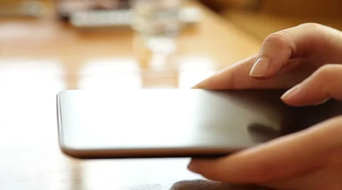 Using digital tablet at home Stock Footage 40286444