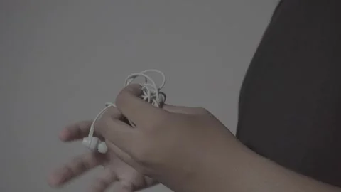 Using earphones Stock-Footage 317291695