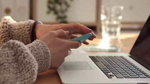 Using Gadgets at Work Stock Footage 111268258