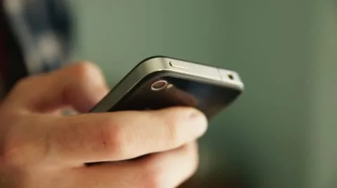 Using iPhone Stock Footage 10852394