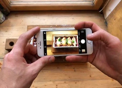 Using iPhone Stock-Fotos