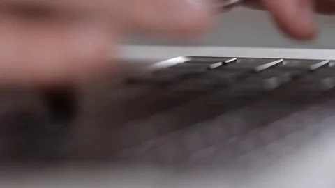 Using keyboard Stock Footage 77052717