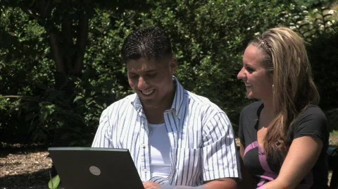 Using Laptop 607 Stock Footage 423640