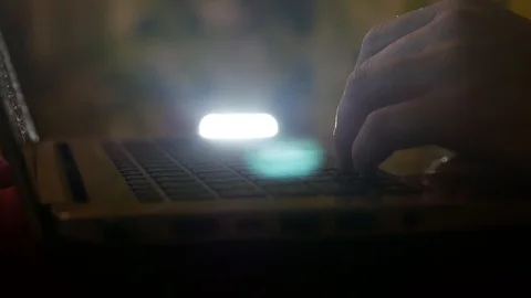 Using a laptop, computer Stock Footage 101402757