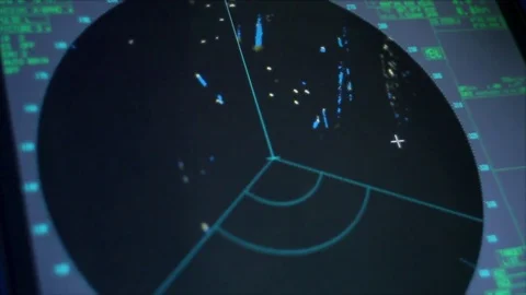 Using marine radar 3 Video stock 84017941