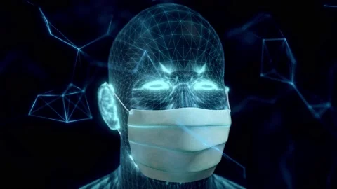 Using Medical Mask Stock Footage 145314469