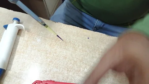 Using Micropipettes Stock Footage 221669443