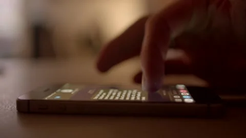 Using mobile network for LTE data transmission A hand is reaching out toward a s Stock-Footage 295932482