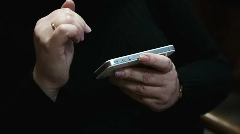 Using mobile phone Video stock 44550407