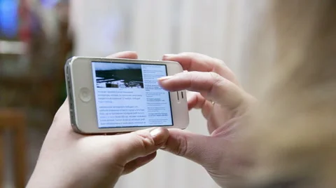 Using mobile phone Stock Footage 44550430