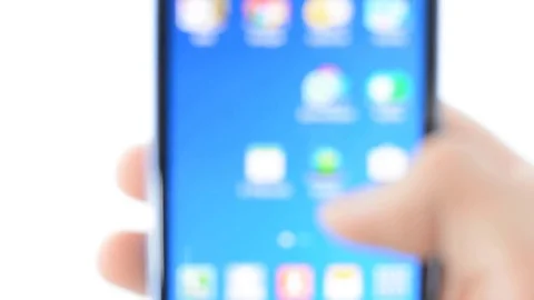 Using a mobile phone. Stock Footage 74154503