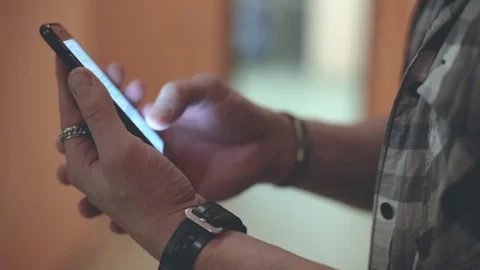 Using Mobile Phone Stock Footage 89895970