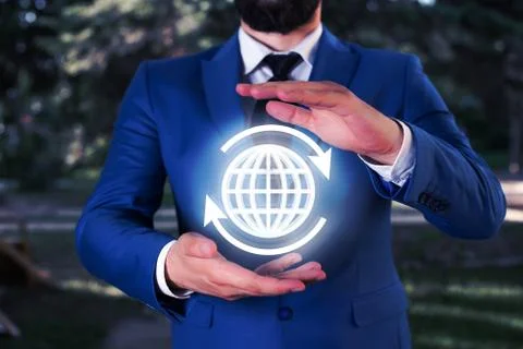 Using mobile phone technology and dots online communication network, copy space 스톡 사진
