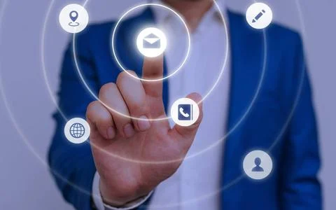 Using mobile phone technology and dots online communication network, copy ... 스톡 사진