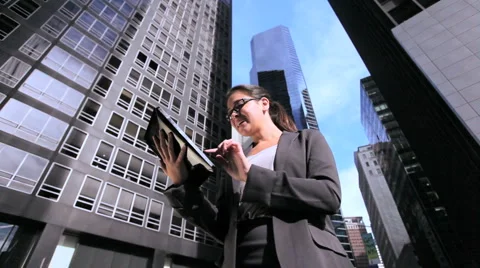 Using Modern Wireless Technology Stock Footage 978352