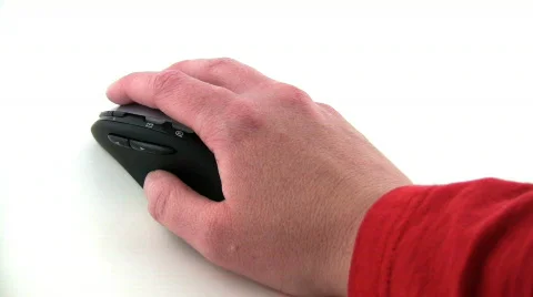 Using a Mouse Stock Footage 76989